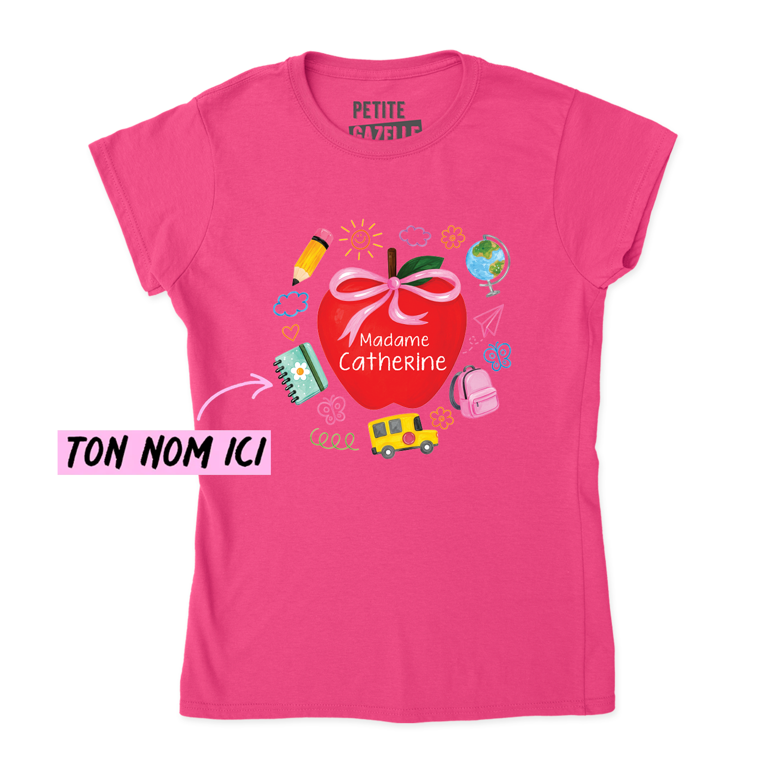 TSHIRT AJUSTÉ | Madame Grosse Pomme