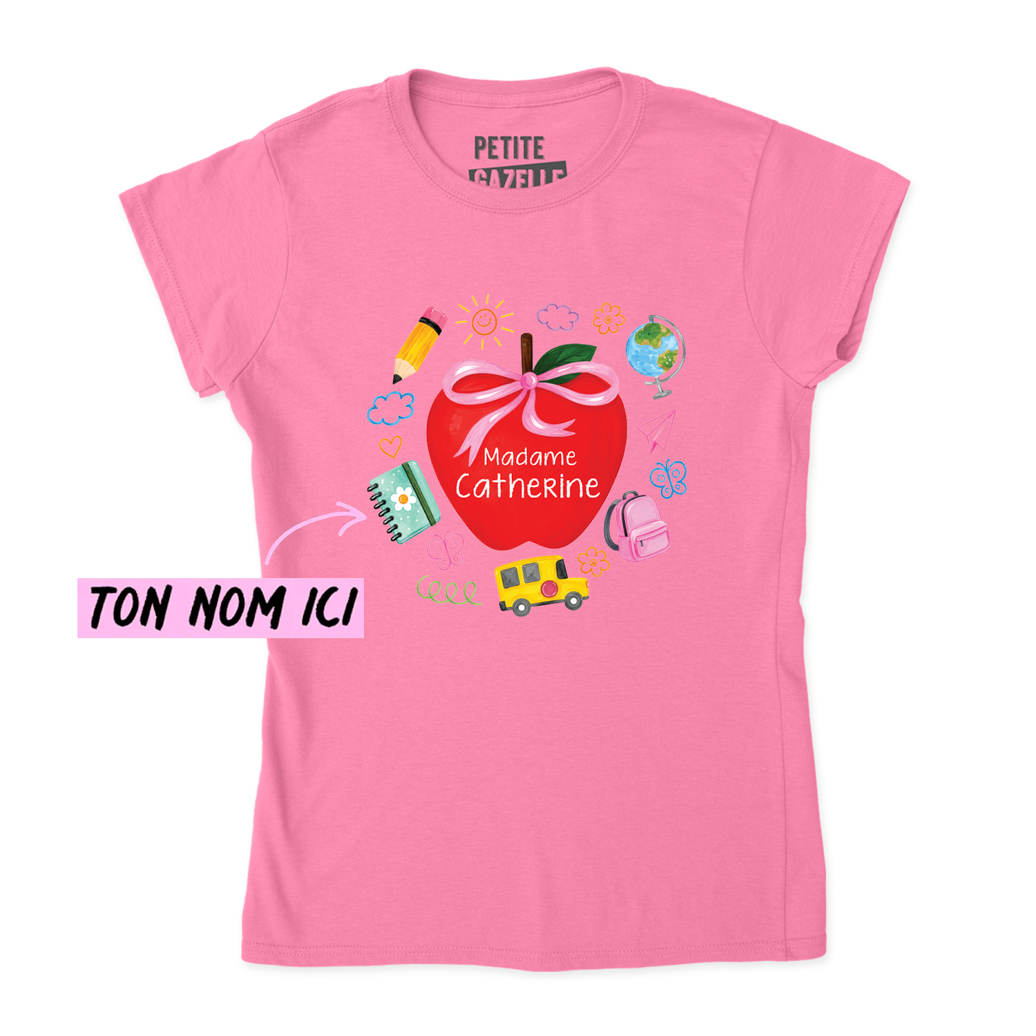 TSHIRT AJUSTÉ | Madame Grosse Pomme