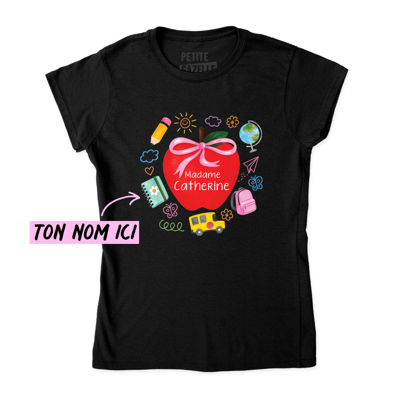 TSHIRT AJUSTÉ | Madame Grosse Pomme