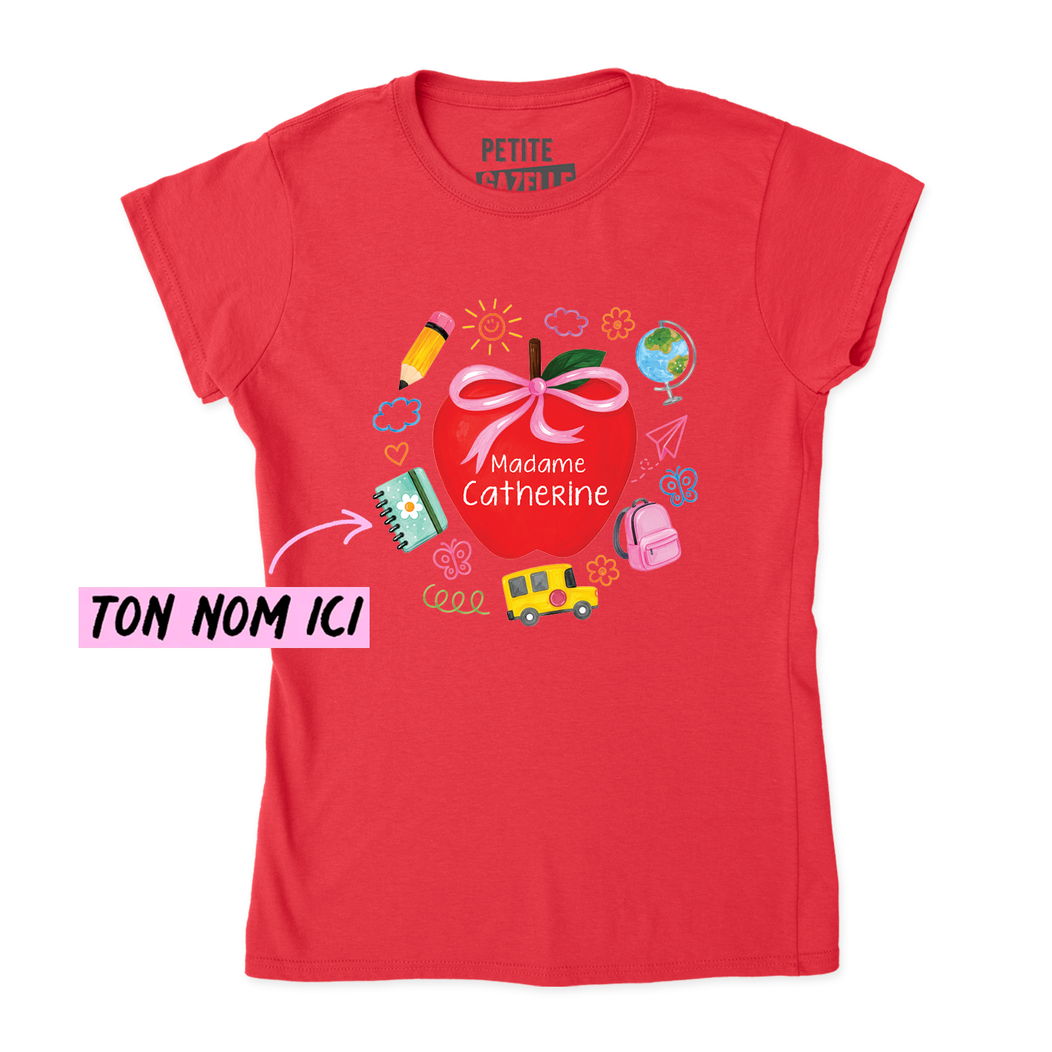 TSHIRT AJUSTÉ | Madame Grosse Pomme