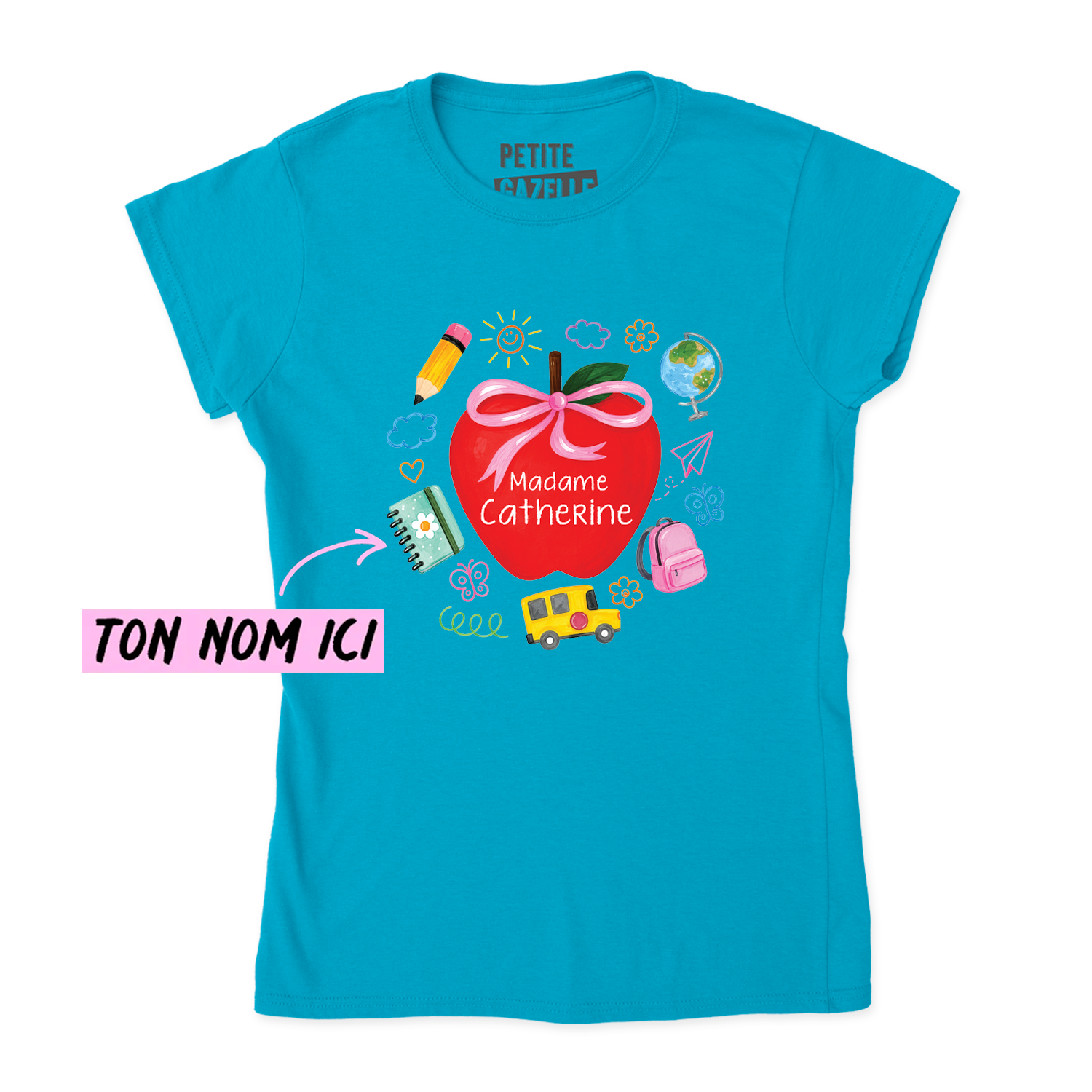 TSHIRT AJUSTÉ | Madame Grosse Pomme