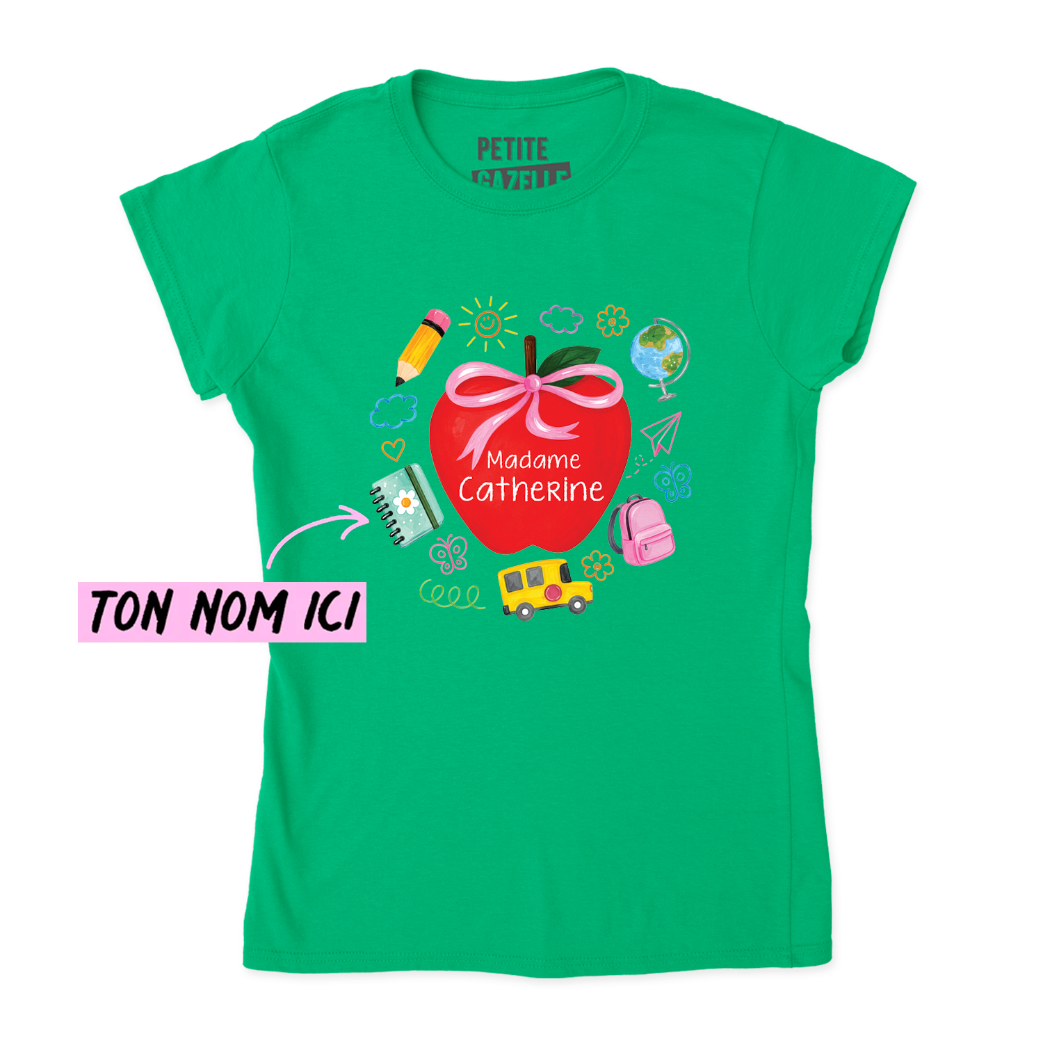 TSHIRT AJUSTÉ | Madame Grosse Pomme
