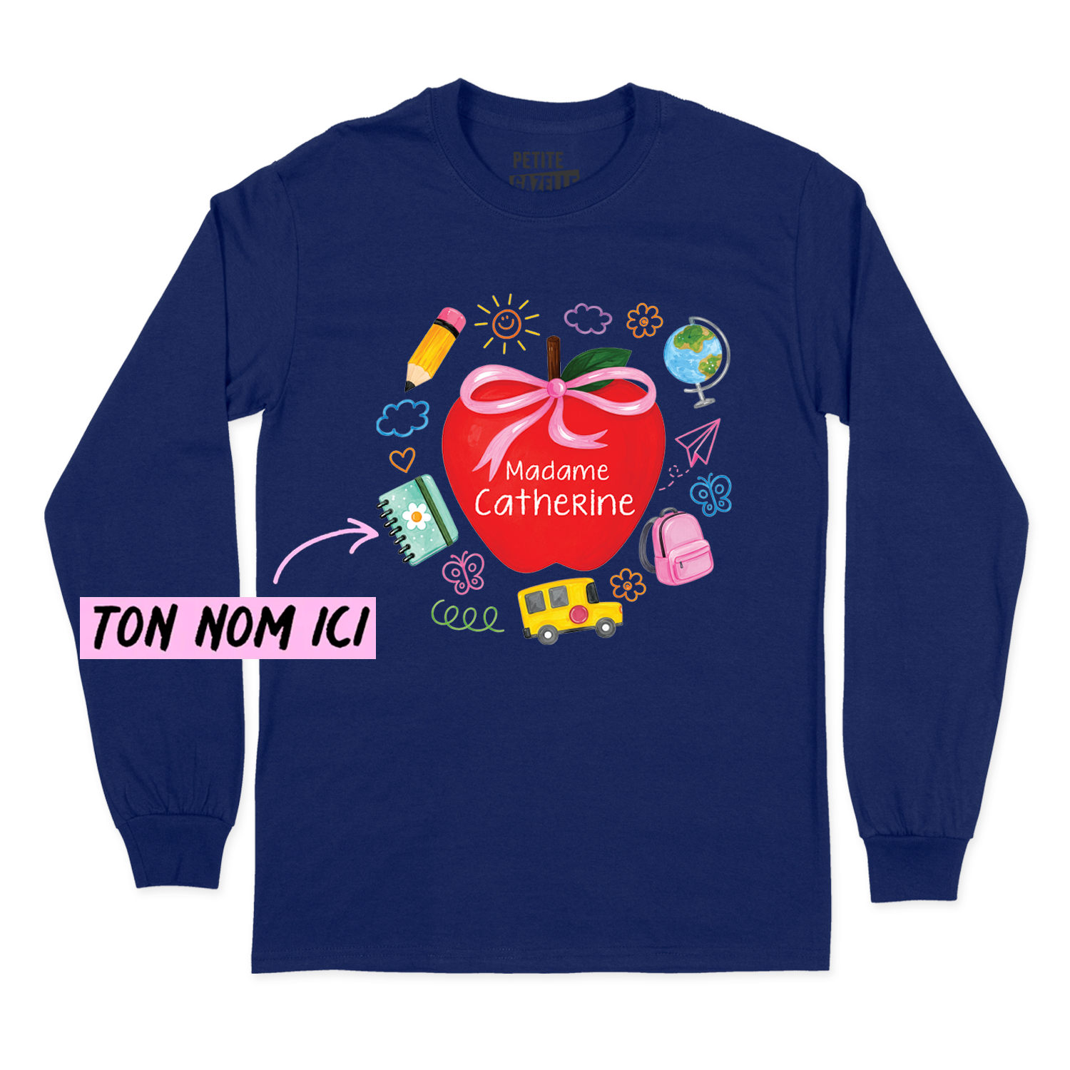 T-SHIRT À MANCHES LONGUES | Madame Grosse Pomme