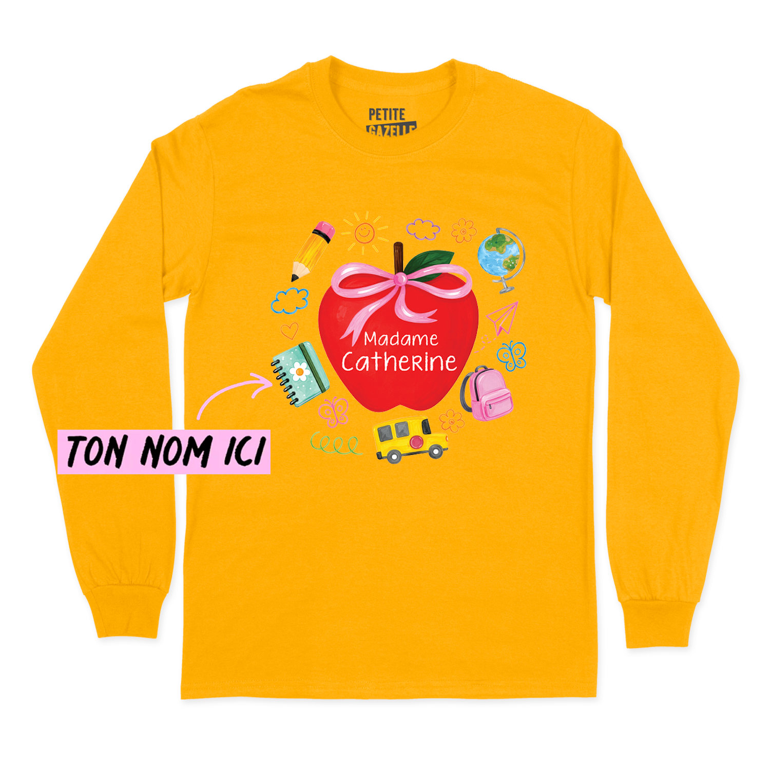 T-SHIRT À MANCHES LONGUES | Madame Grosse Pomme