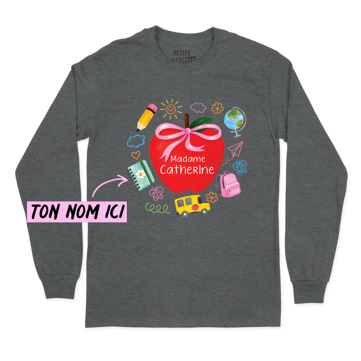 T-SHIRT À MANCHES LONGUES | Madame Grosse Pomme