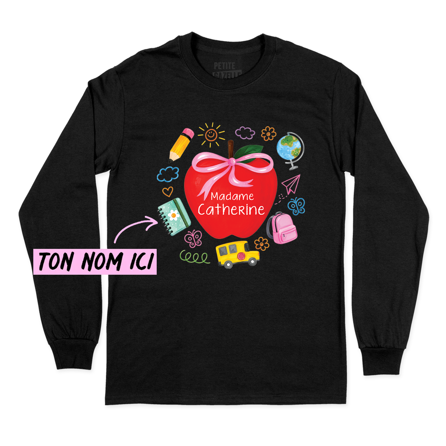T-SHIRT À MANCHES LONGUES | Madame Grosse Pomme