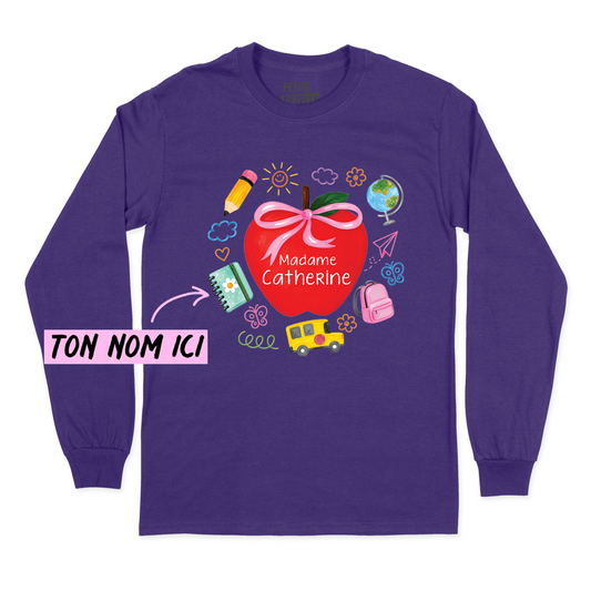 T-SHIRT À MANCHES LONGUES | Madame Grosse Pomme