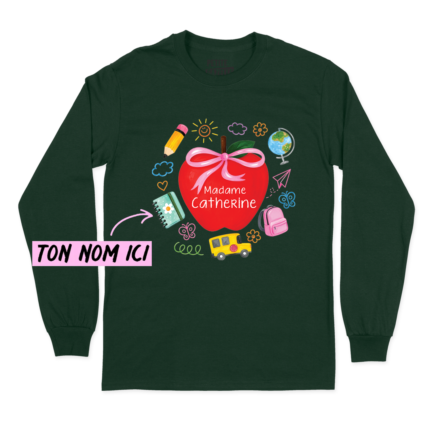 T-SHIRT À MANCHES LONGUES | Madame Grosse Pomme