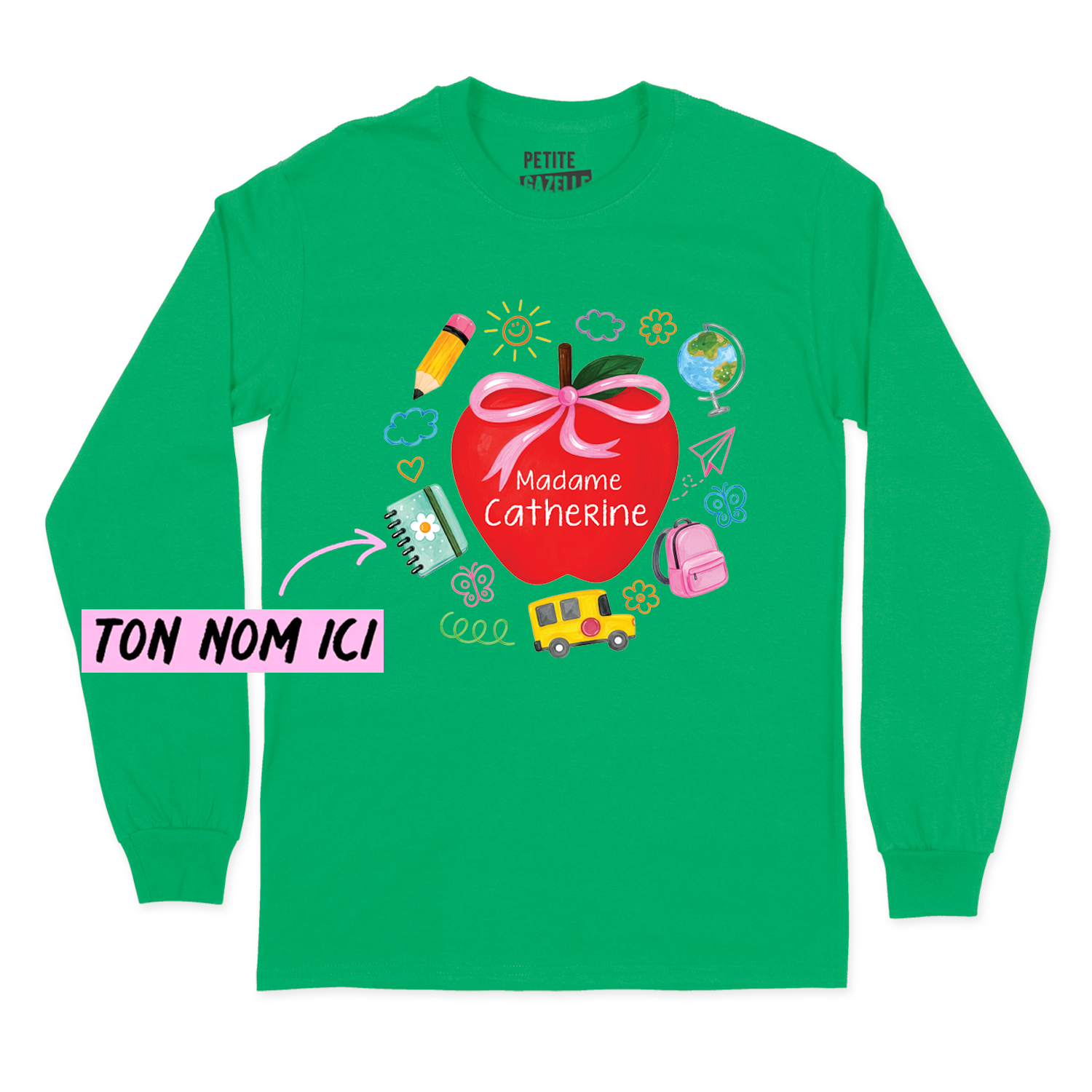 T-SHIRT À MANCHES LONGUES | Madame Grosse Pomme