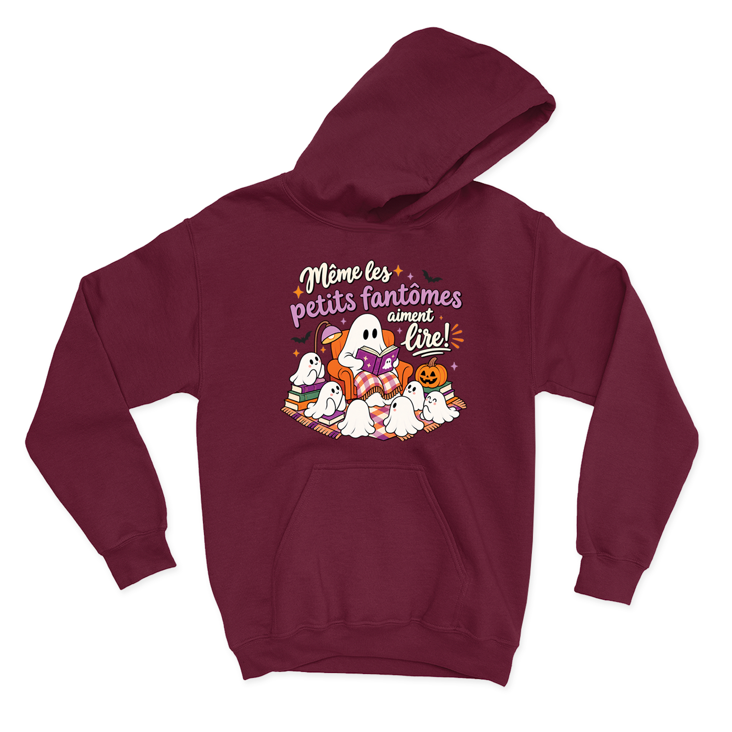 HOODIE | Même les petits fantômes aiment lire !