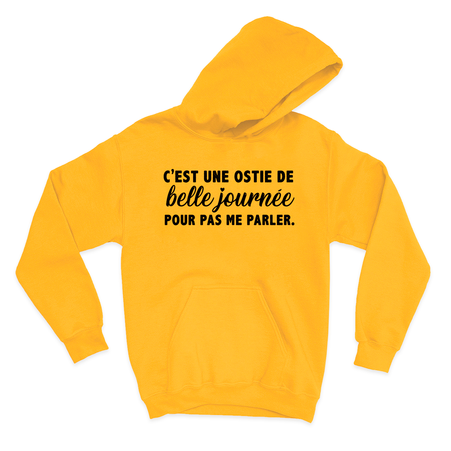 HOODIE | C'est une ostie de belle journée pour pas me parler