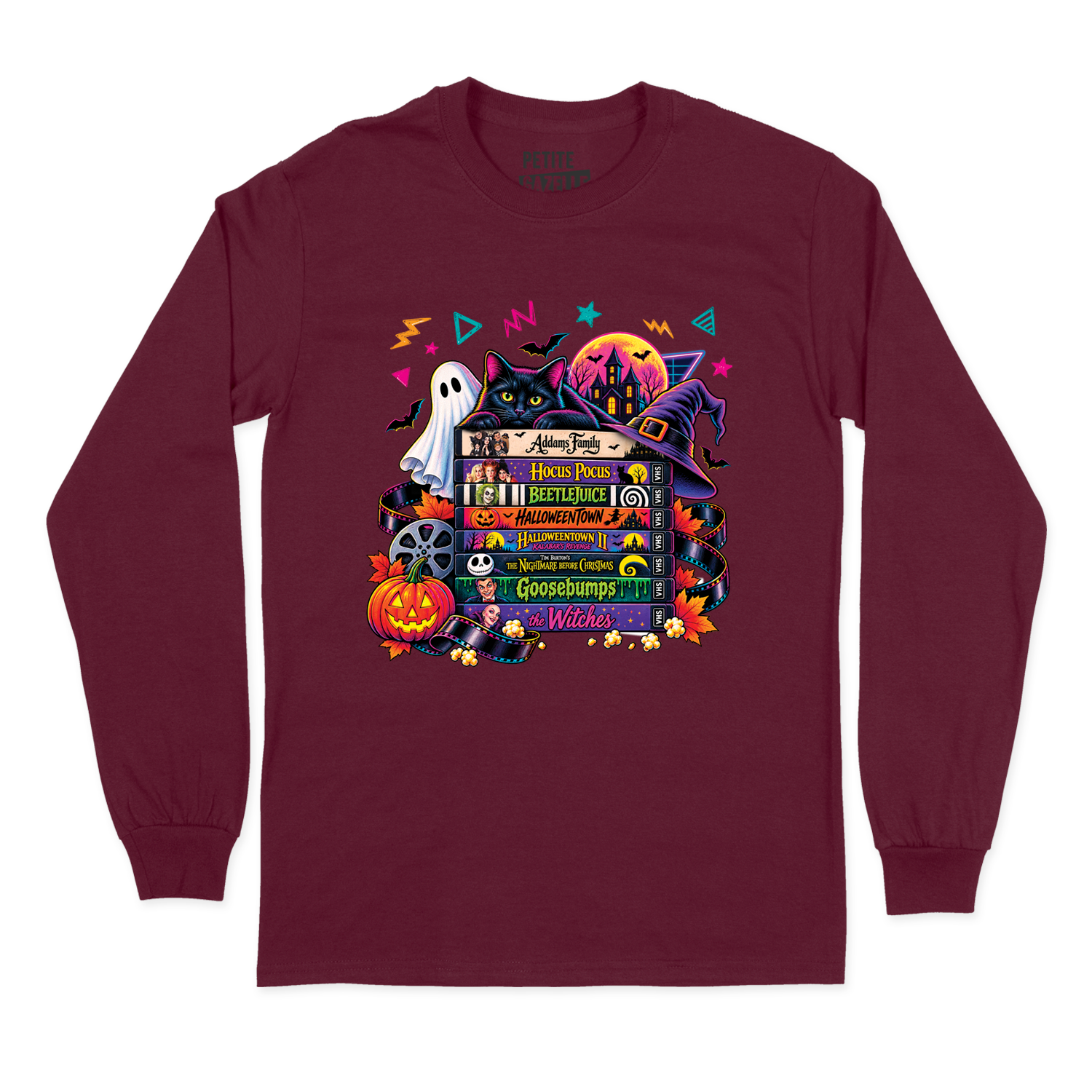T-SHIRT À MANCHES LONGUES | Halloween VHS