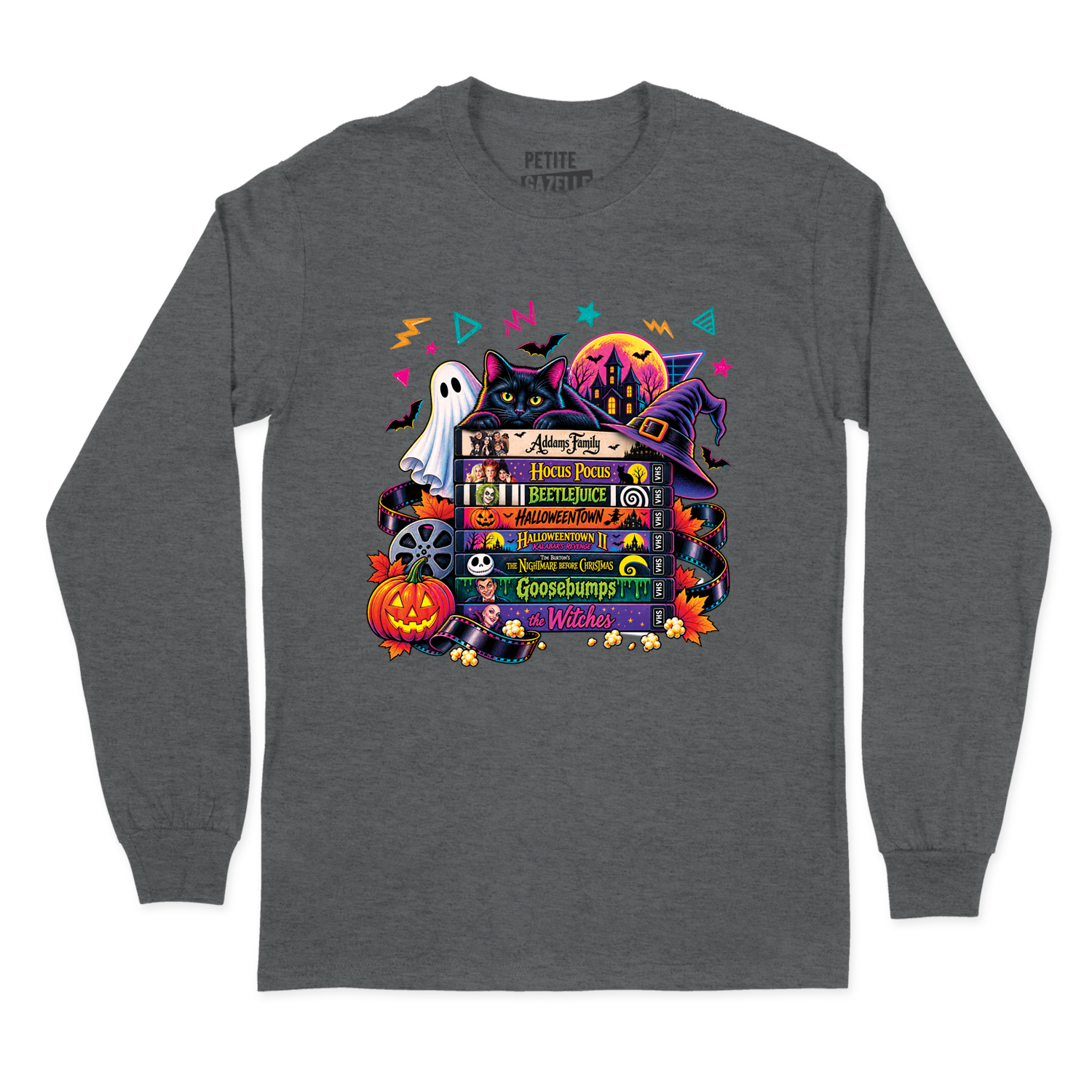 T-SHIRT À MANCHES LONGUES | Halloween VHS