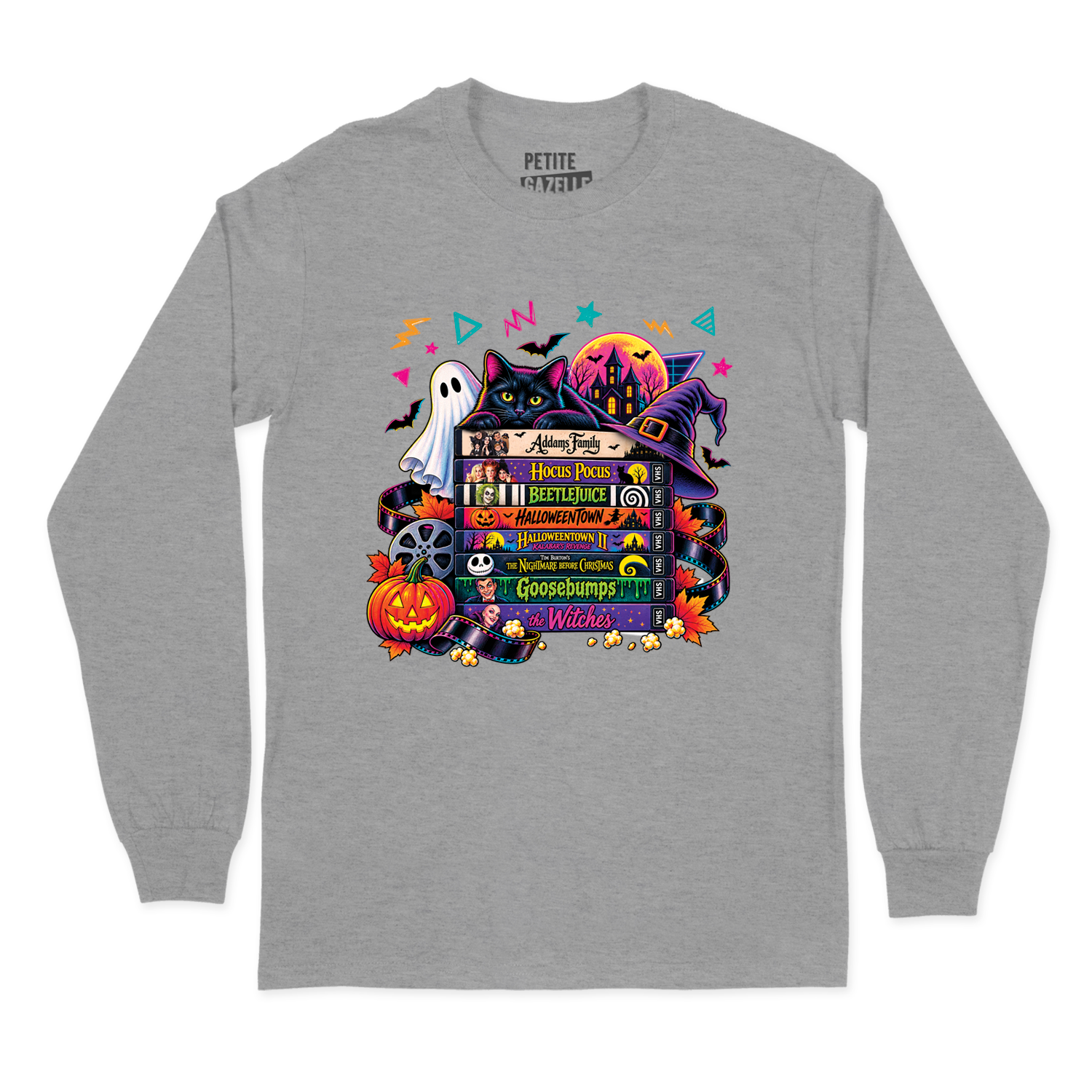 T-SHIRT À MANCHES LONGUES | Halloween VHS