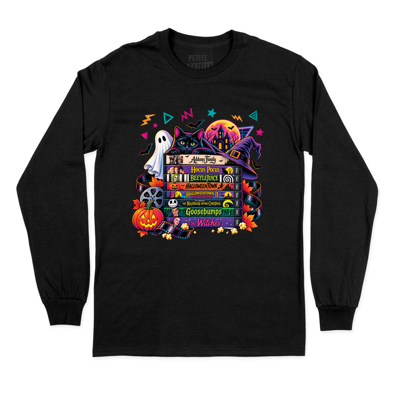 T-SHIRT À MANCHES LONGUES | Halloween VHS