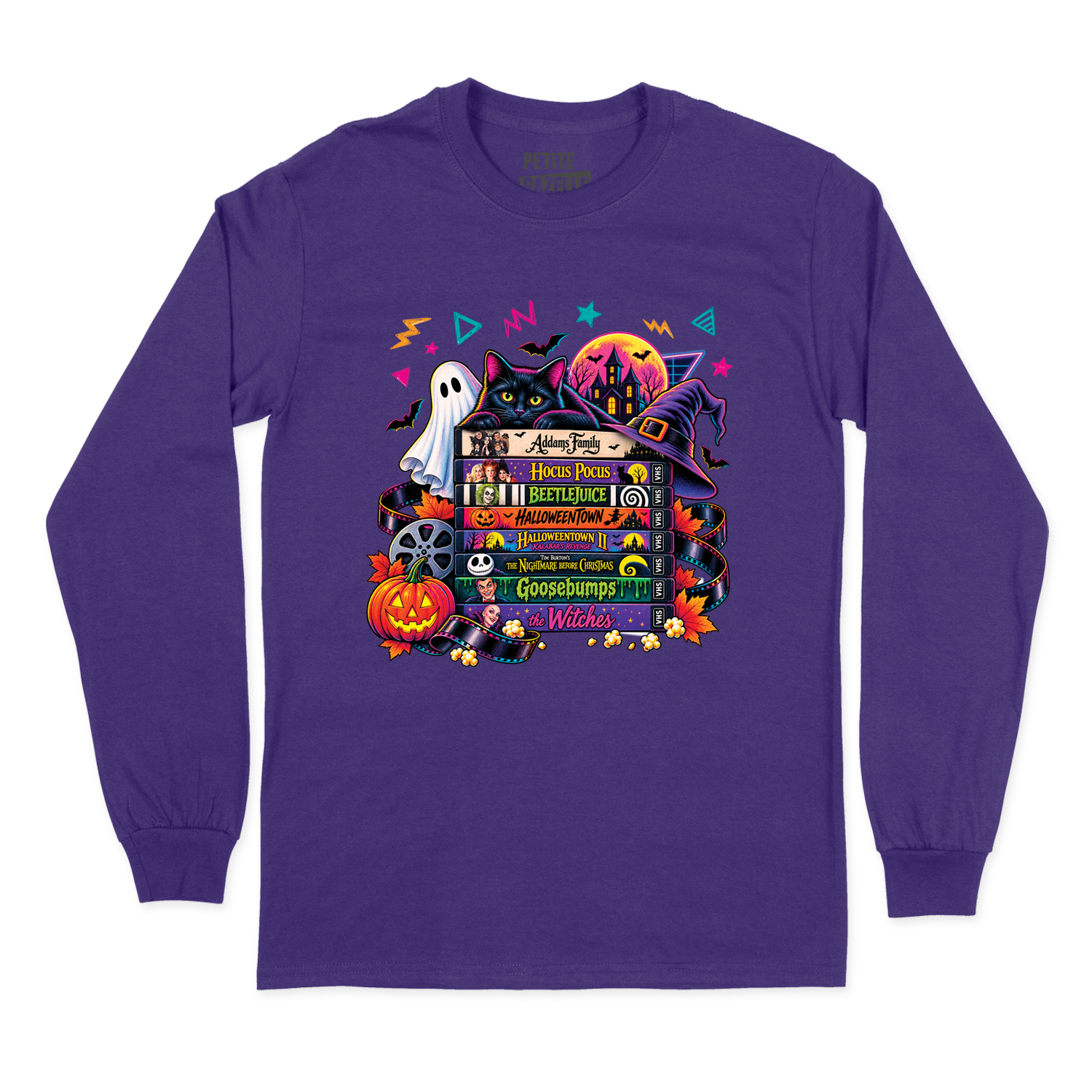 T-SHIRT À MANCHES LONGUES | Halloween VHS