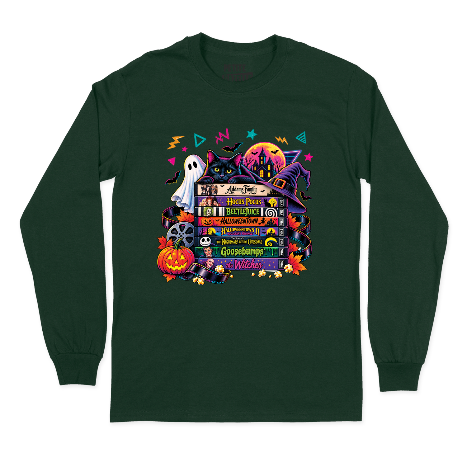T-SHIRT À MANCHES LONGUES | Halloween VHS