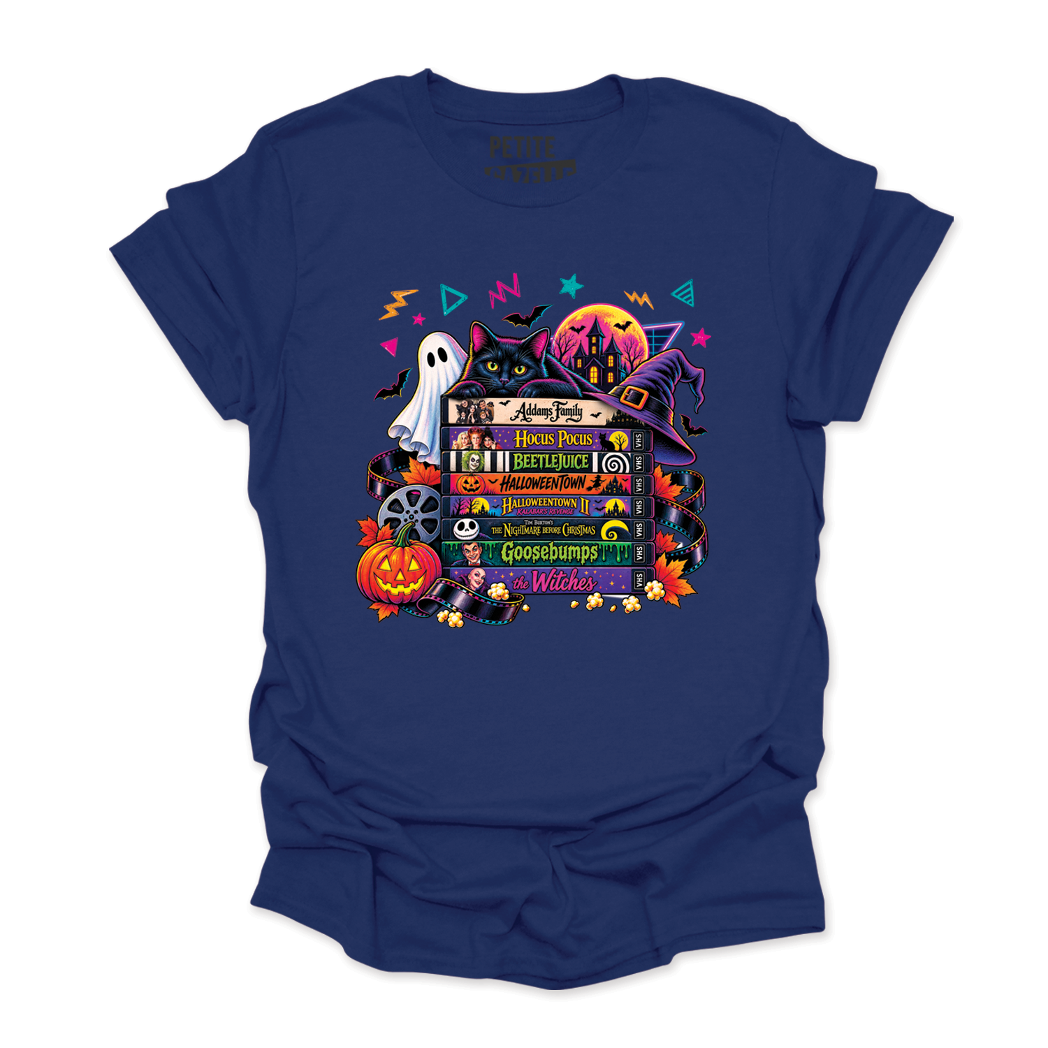 T-SHIRT COL ROND | Halloween VHS