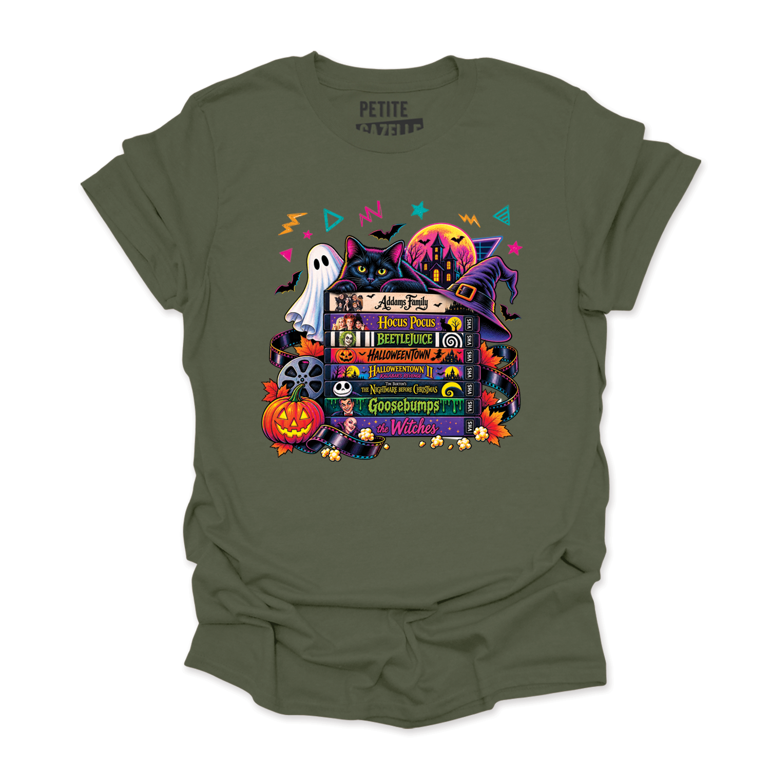T-SHIRT COL ROND | Halloween VHS