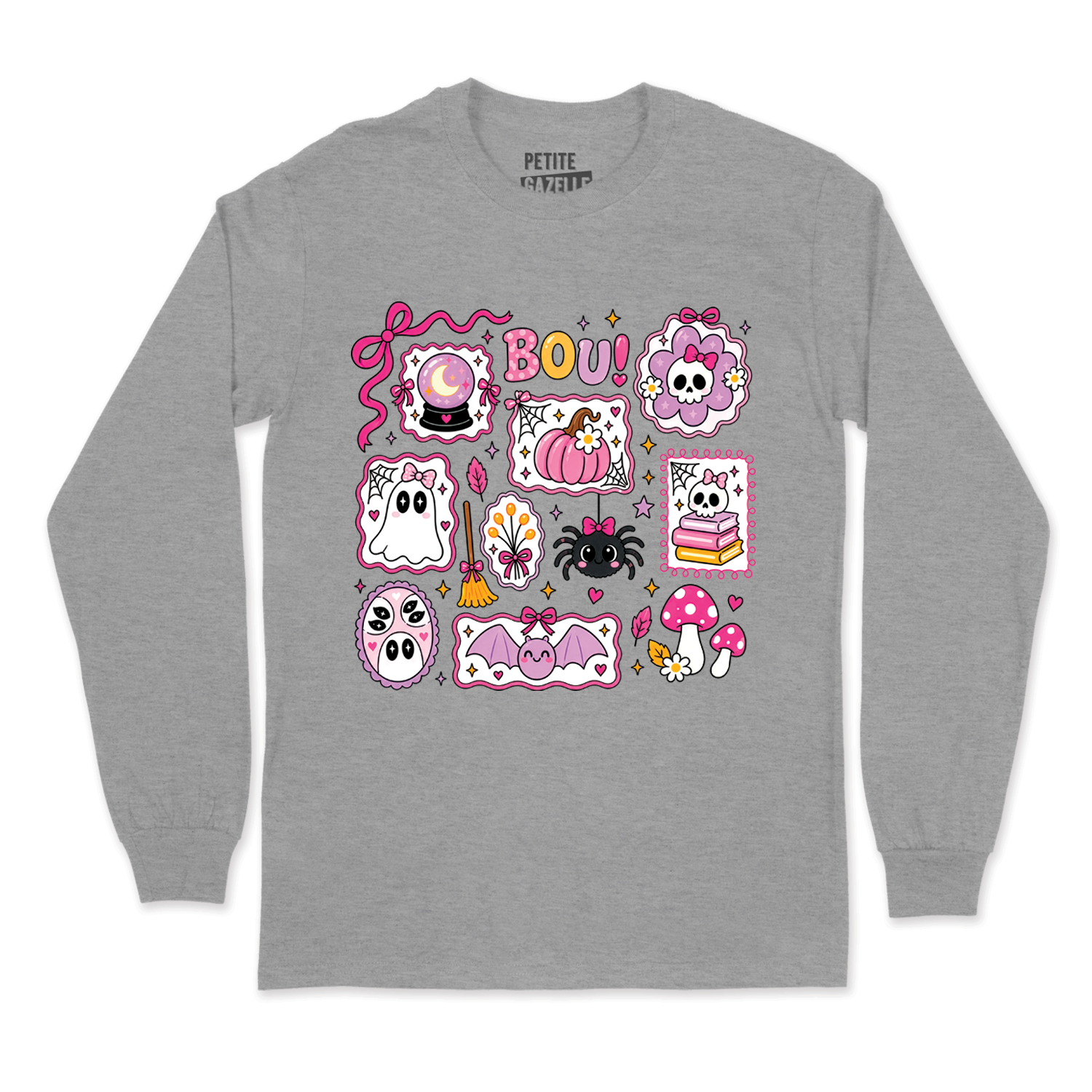 T-SHIRT À MANCHES LONGUES | Halloween Pastel