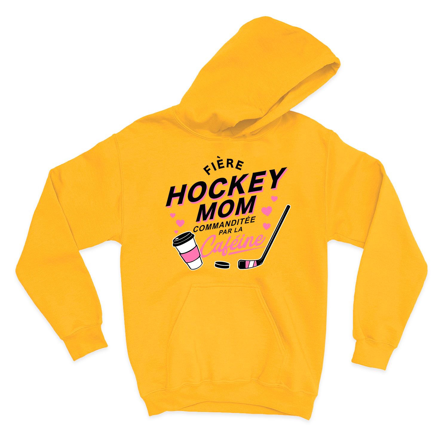 HOODIE | Hockey Mom - Commanditée par la caféine