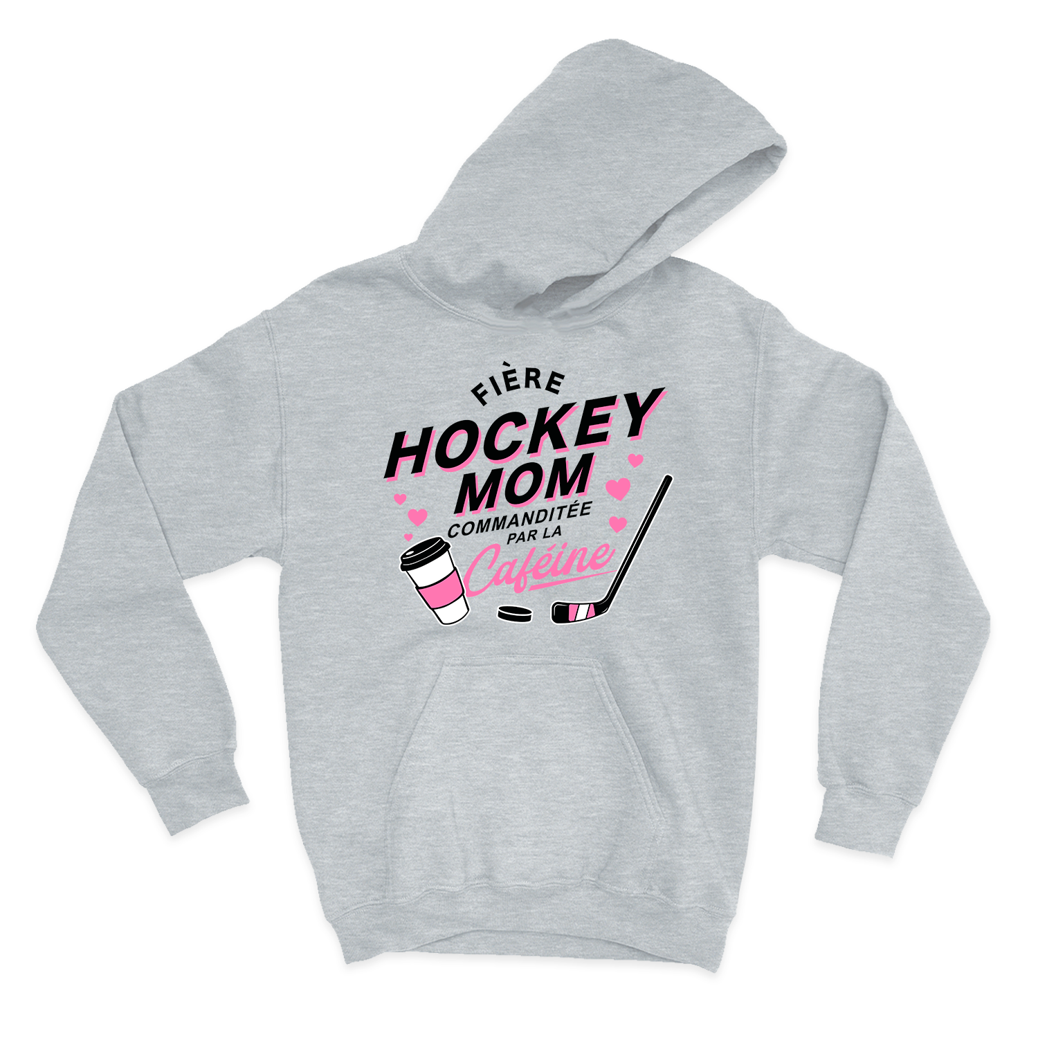 HOODIE | Hockey Mom - Commanditée par la caféine