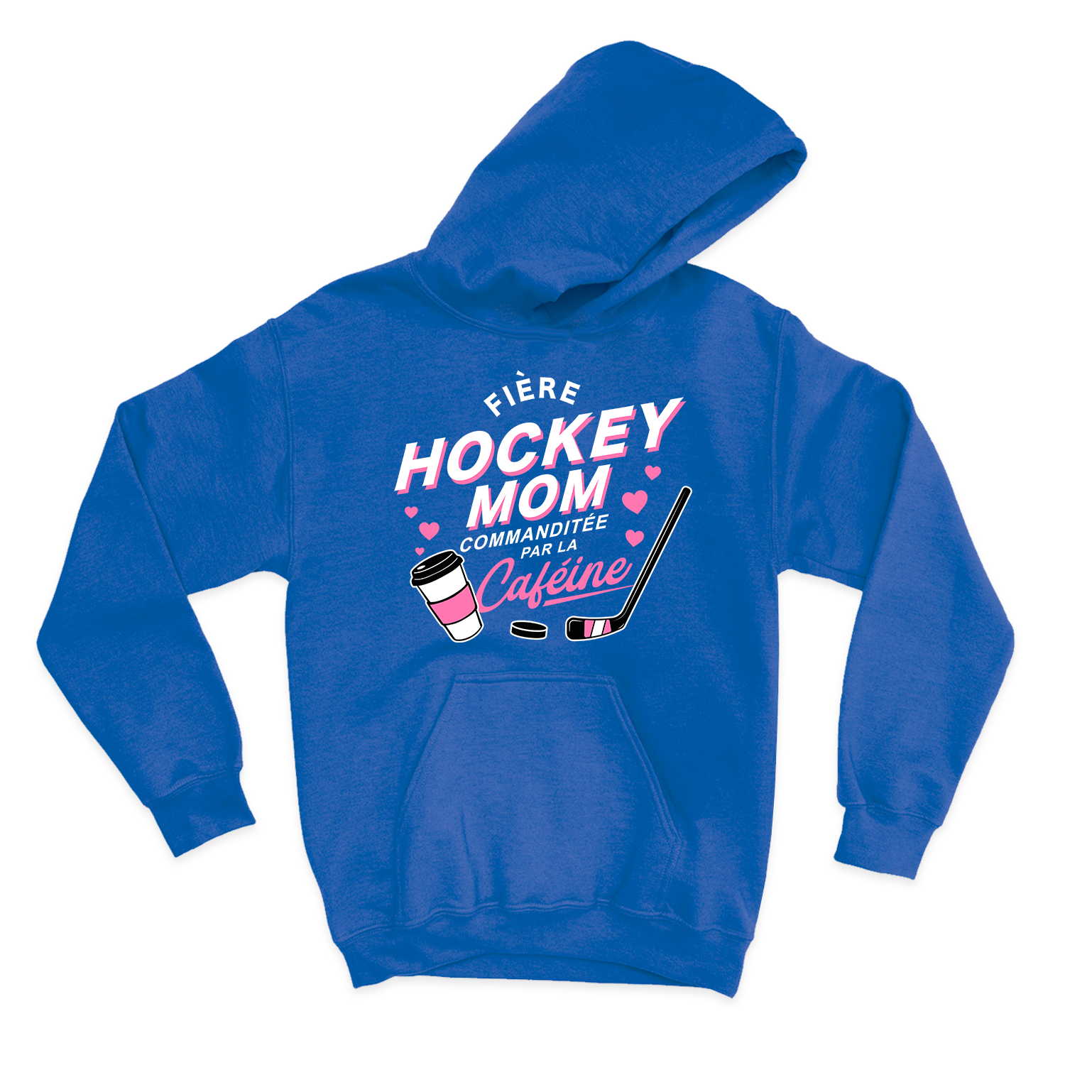 HOODIE | Hockey Mom - Commanditée par la caféine