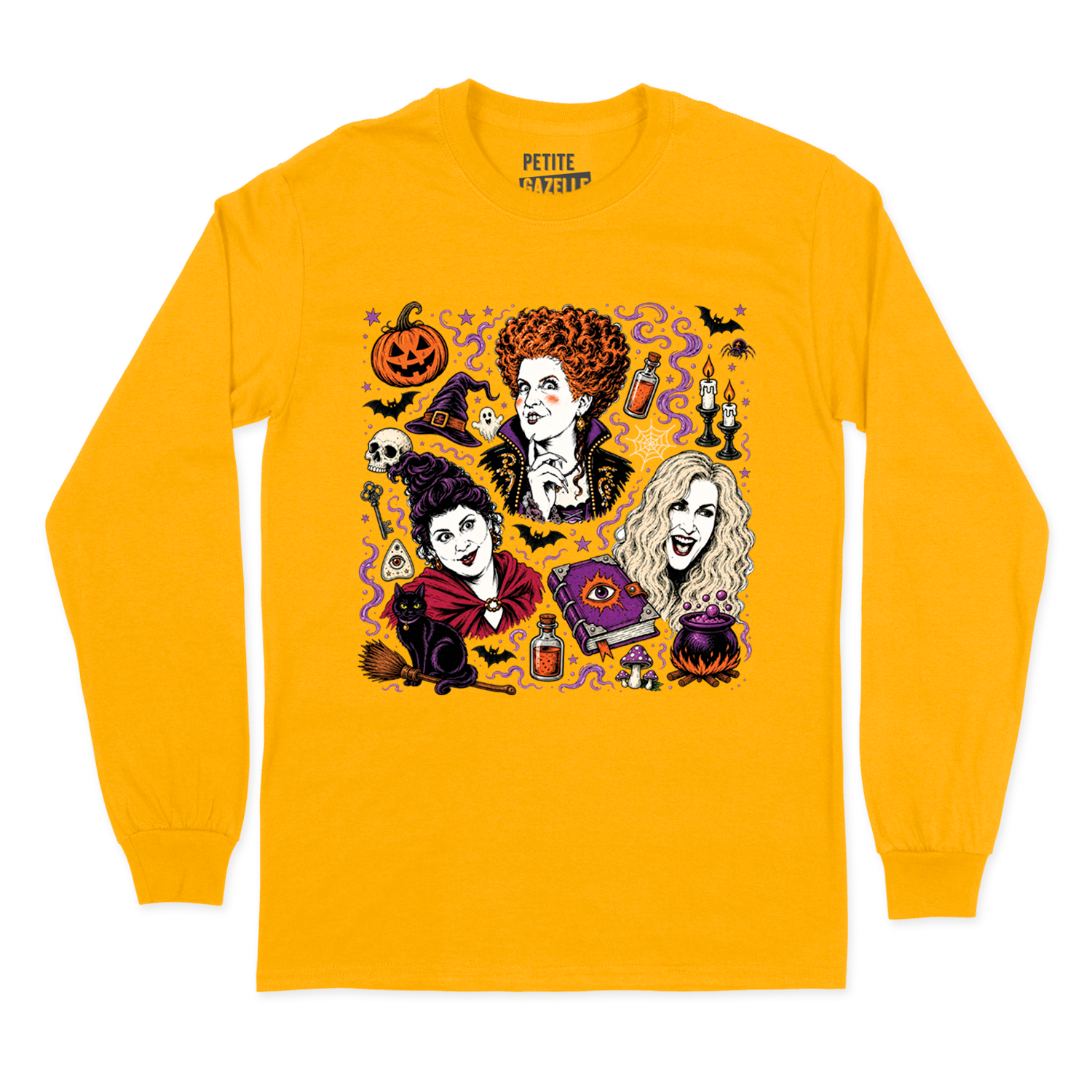 T-SHIRT À MANCHES LONGUES | Hocus Pocus Magie Noire
