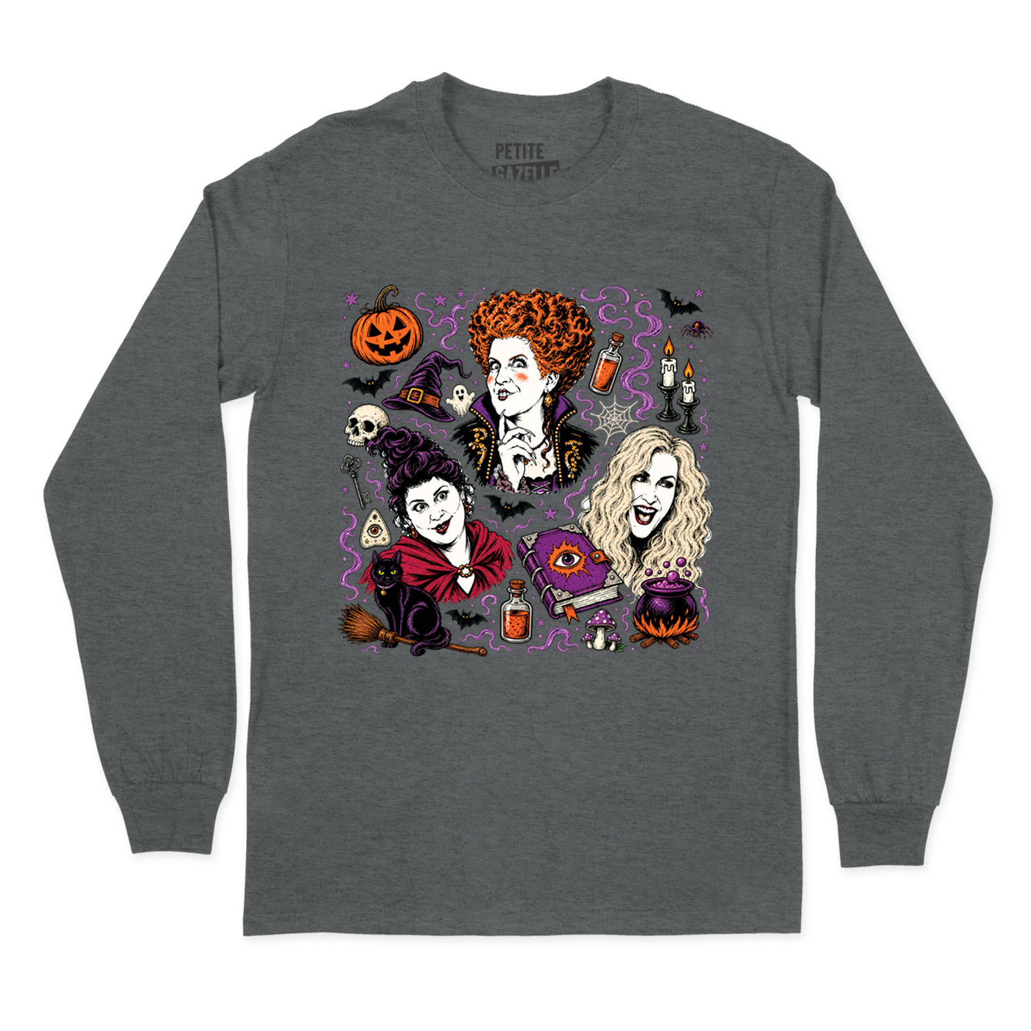 T-SHIRT À MANCHES LONGUES | Hocus Pocus Magie Noire