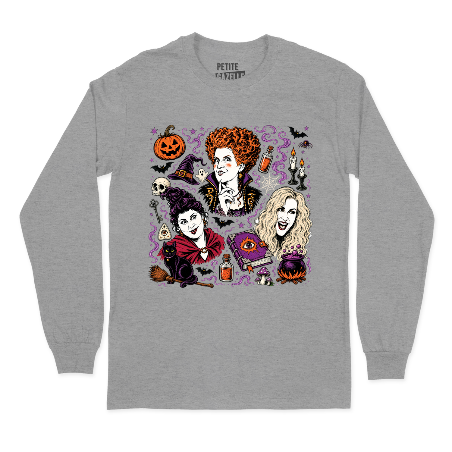 T-SHIRT À MANCHES LONGUES | Hocus Pocus Magie Noire