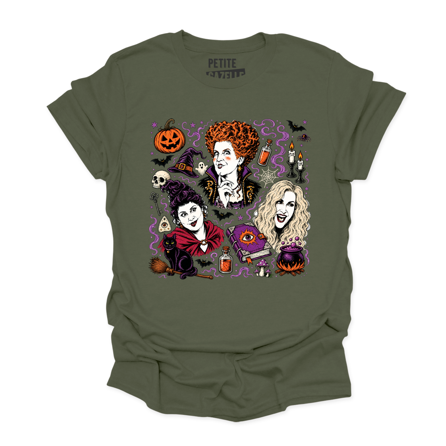 T-SHIRT COL ROND | Hocus Pocus Magie Noire