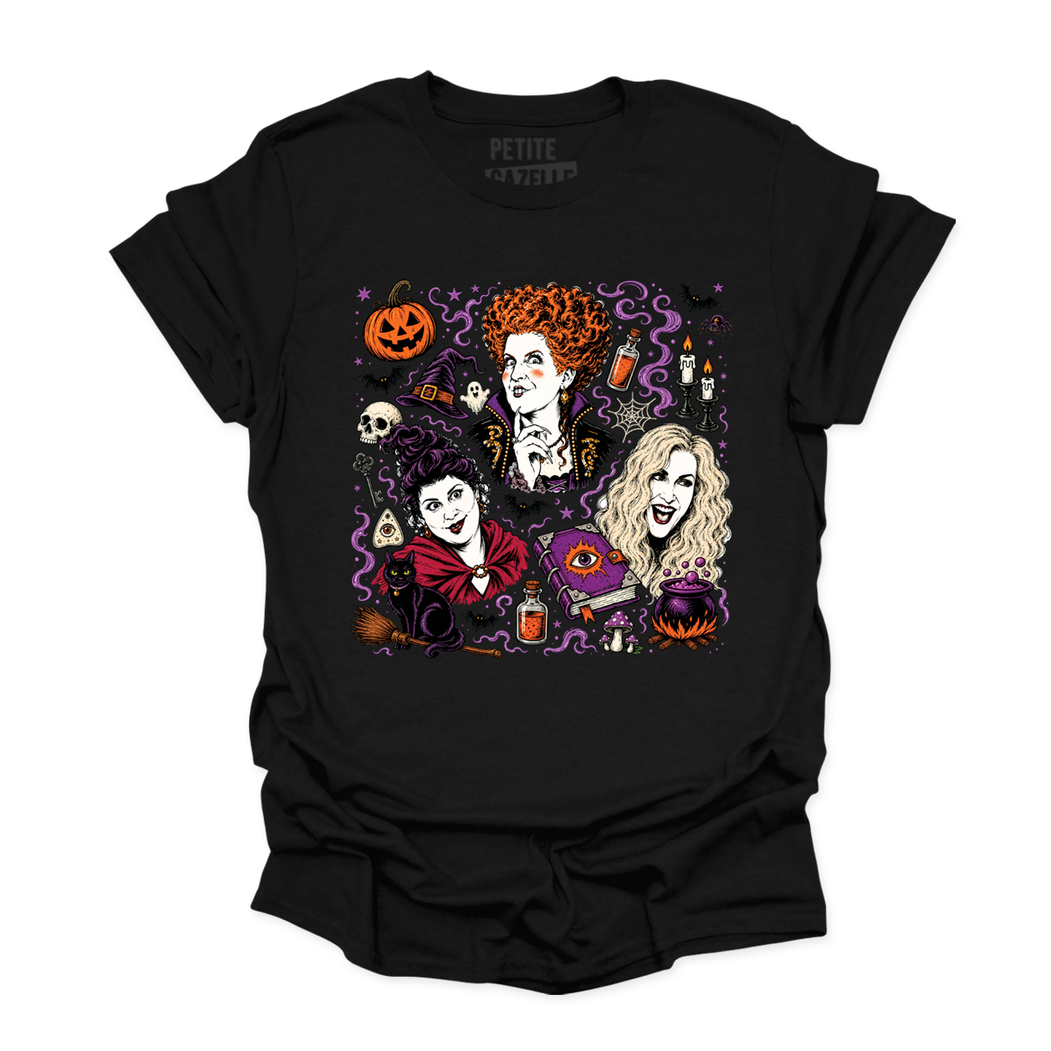 T-SHIRT COL ROND | Hocus Pocus Magie Noire