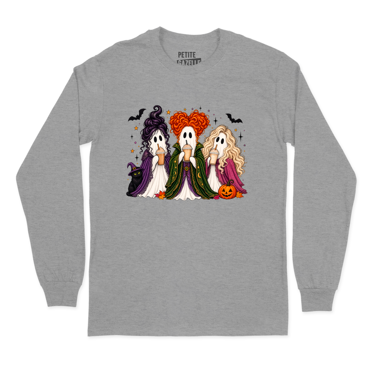 T-SHIRT À MANCHES LONGUES | Hocus Pocus fantômes