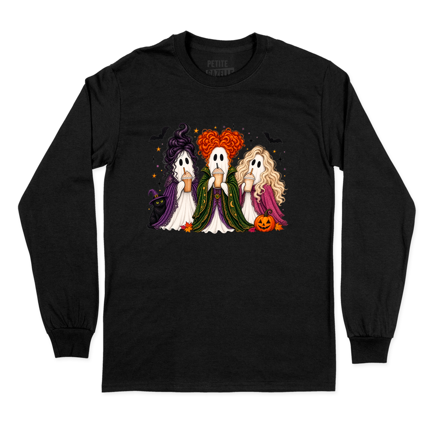 T-SHIRT À MANCHES LONGUES | Hocus Pocus fantômes