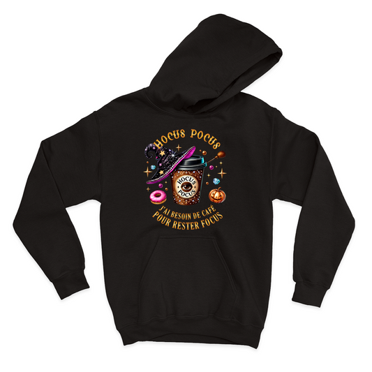 HOODIE | Hocus Pocus j'ai besoin de café