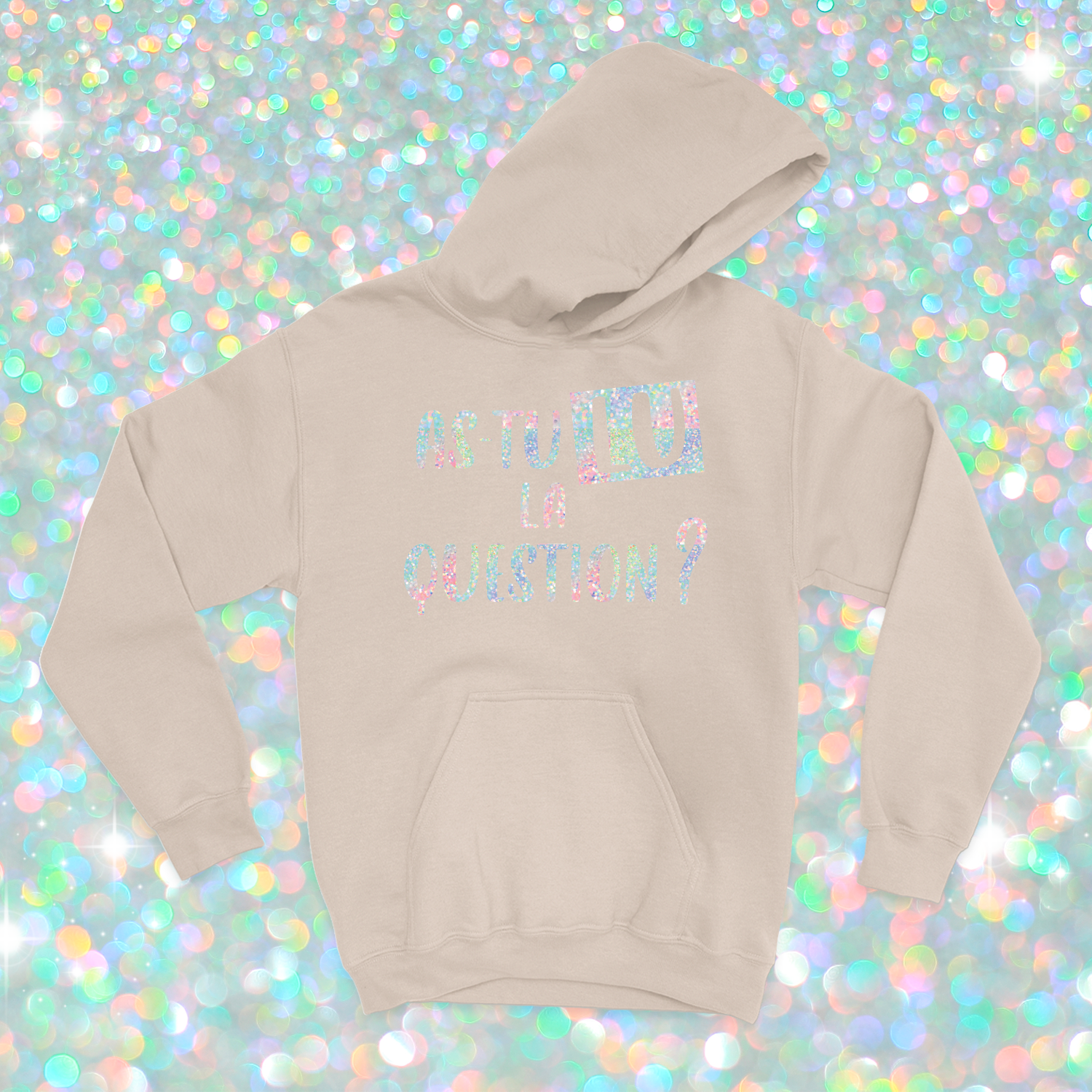 HOODIE | As-tu lu la question ? (Holographique)