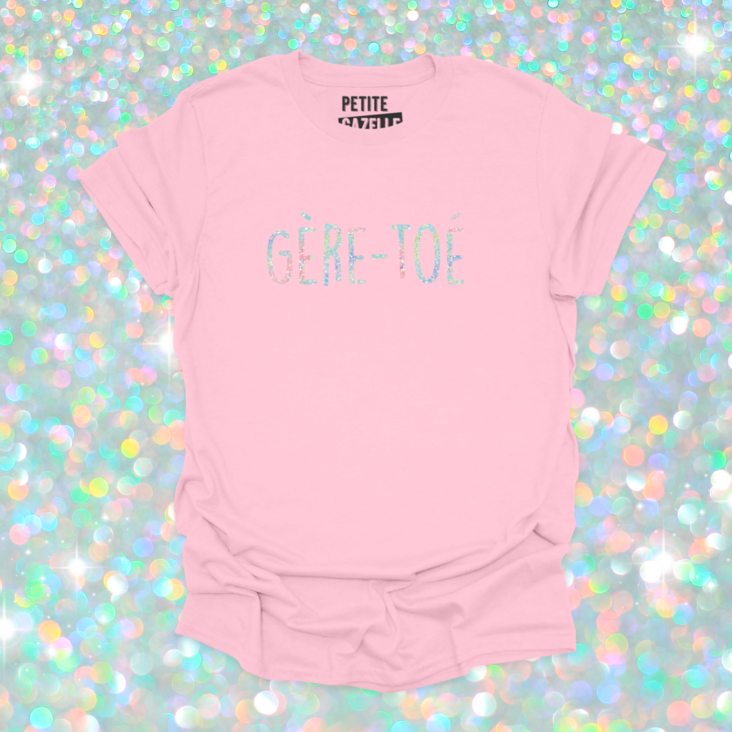 T-SHIRT COL ROND | Gère-toé (Holographique)