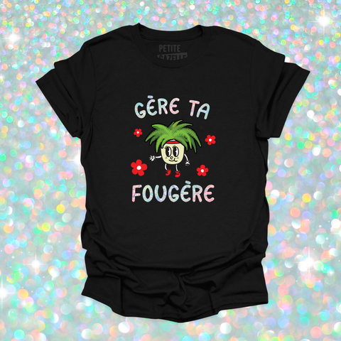 T-SHIRT COL ROND | Gère ta fougère (Holographique)