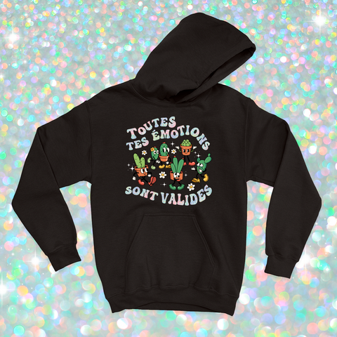 HOODIE | Toutes tes emotions sont valides (Holographique)