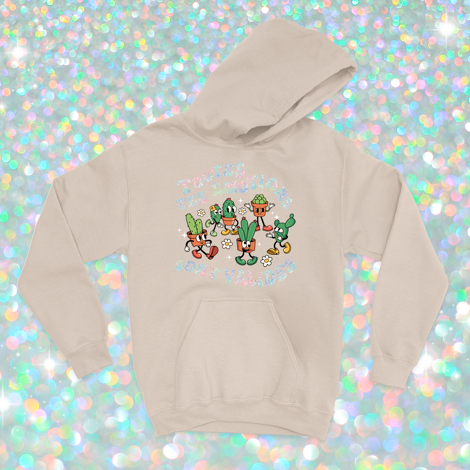 HOODIE | Toutes tes emotions sont valides (Holographique)