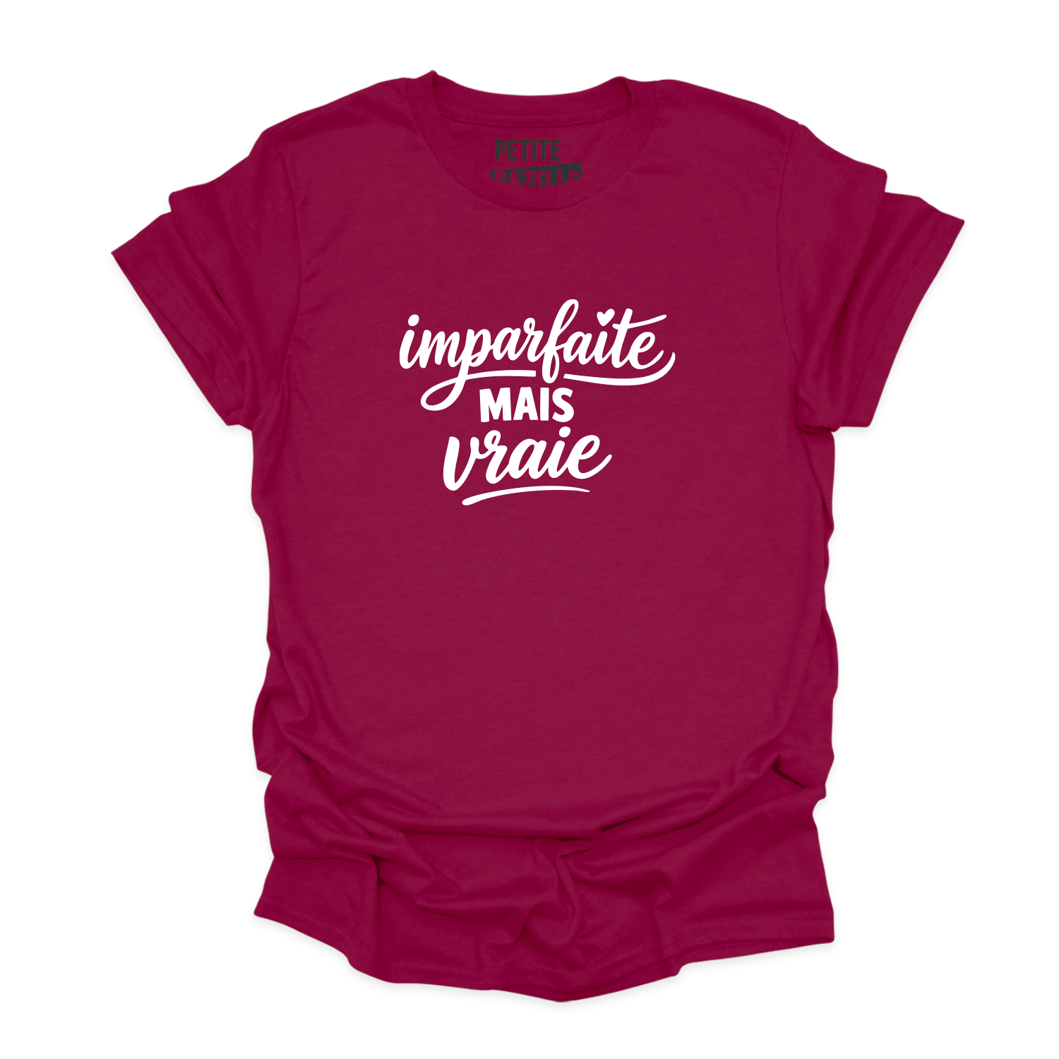 T-SHIRT COL ROND | Imparfaite mais vraie