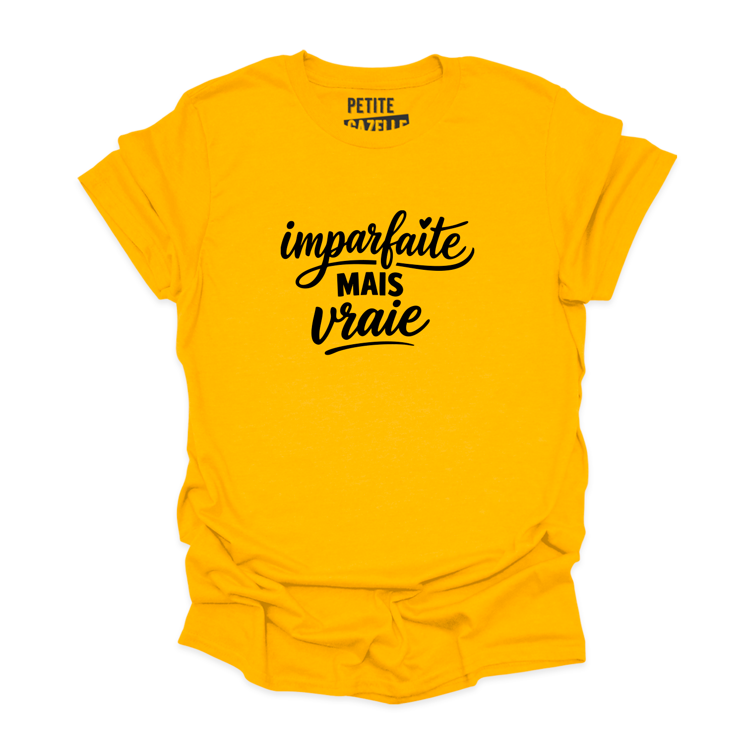 T-SHIRT COL ROND | Imparfaite mais vraie