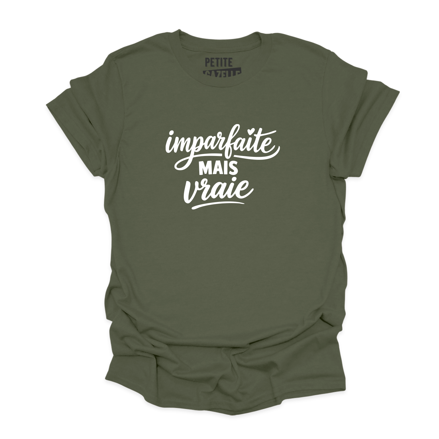 T-SHIRT COL ROND | Imparfaite mais vraie