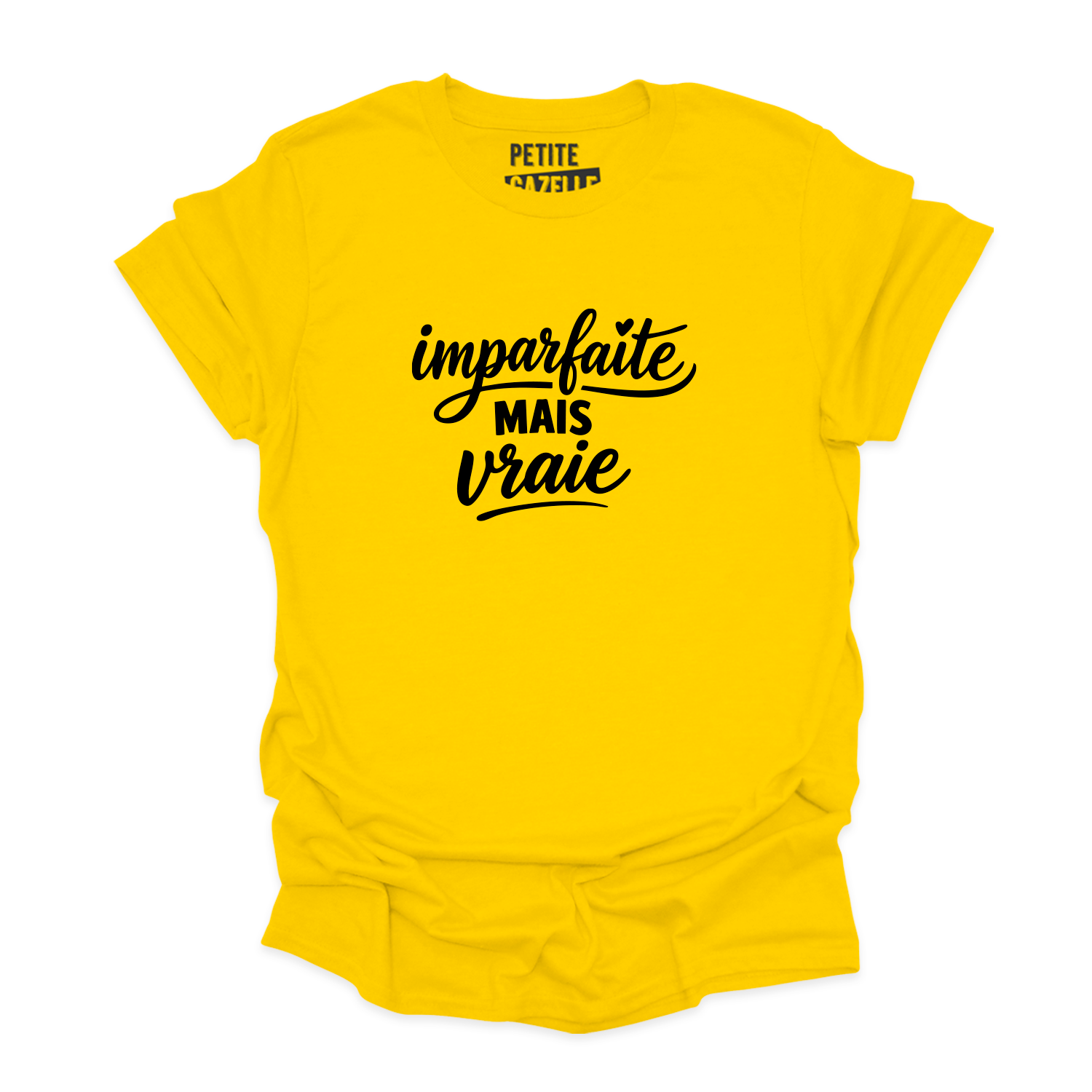 T-SHIRT COL ROND | Imparfaite mais vraie