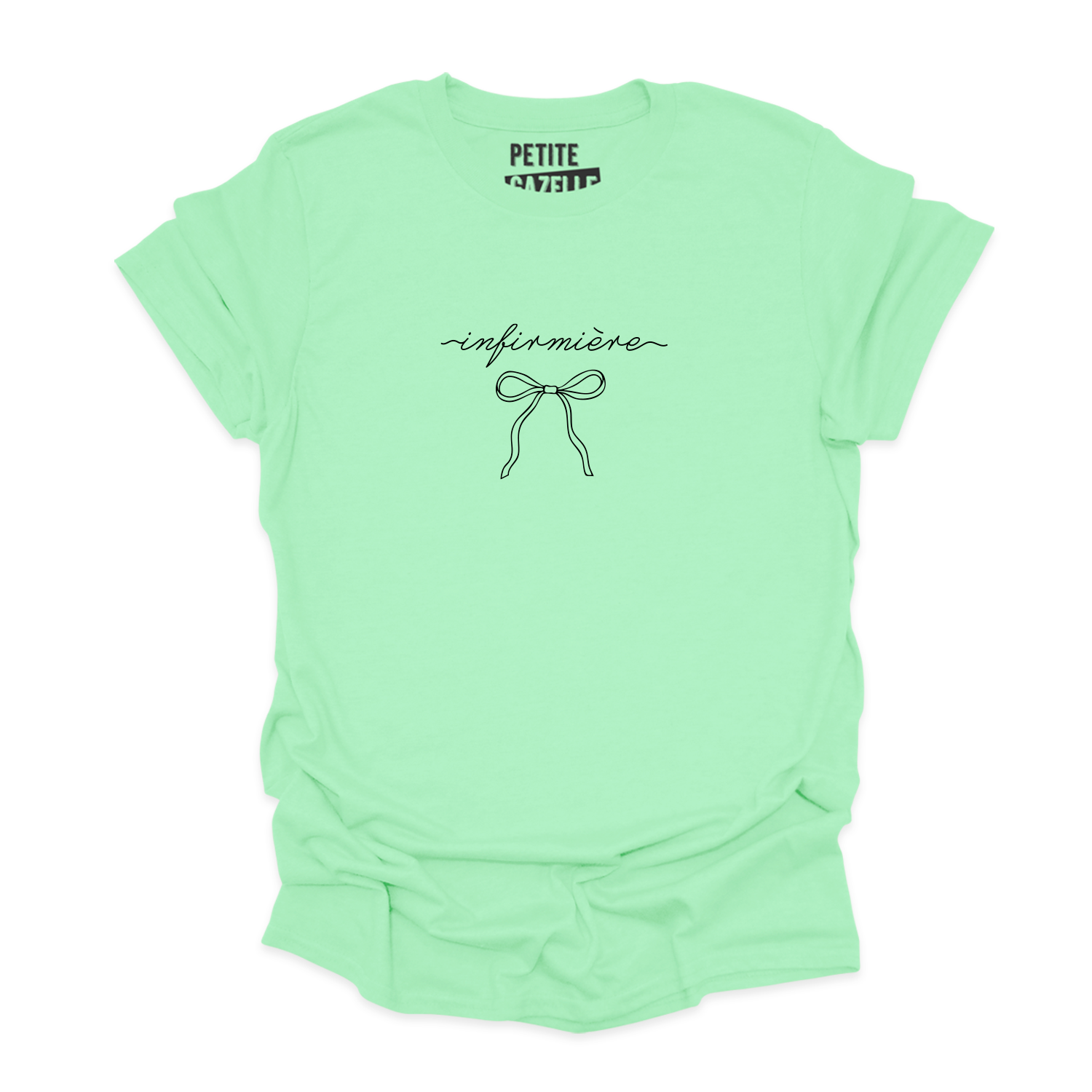 T-SHIRT COL ROND | Infirmière Ruban