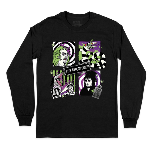 T - SHIRT À MANCHES LONGUES | It's showtime ! - T-Shirt à manches longues - Petite Gazelle Atelier