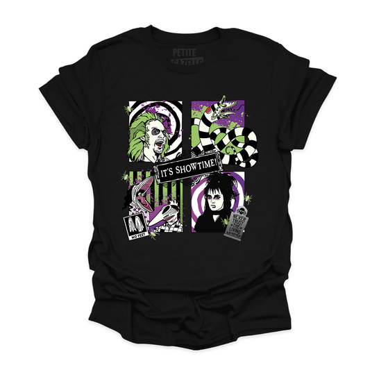 T - SHIRT COL ROND | It's showtime ! - T-shirt Unisexe Col Rond - Petite Gazelle Atelier