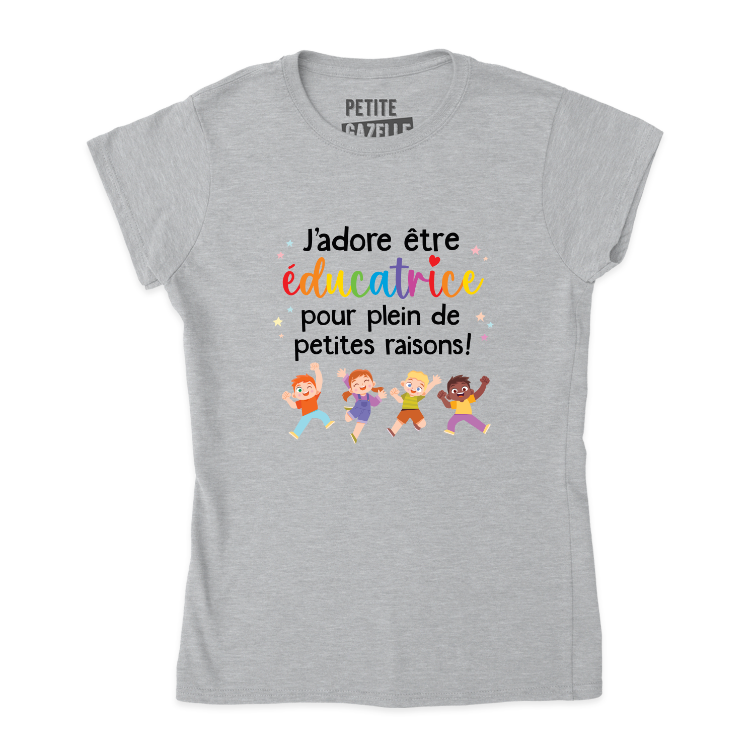 TSHIRT AJUSTÉ | J'adore être éducatrice