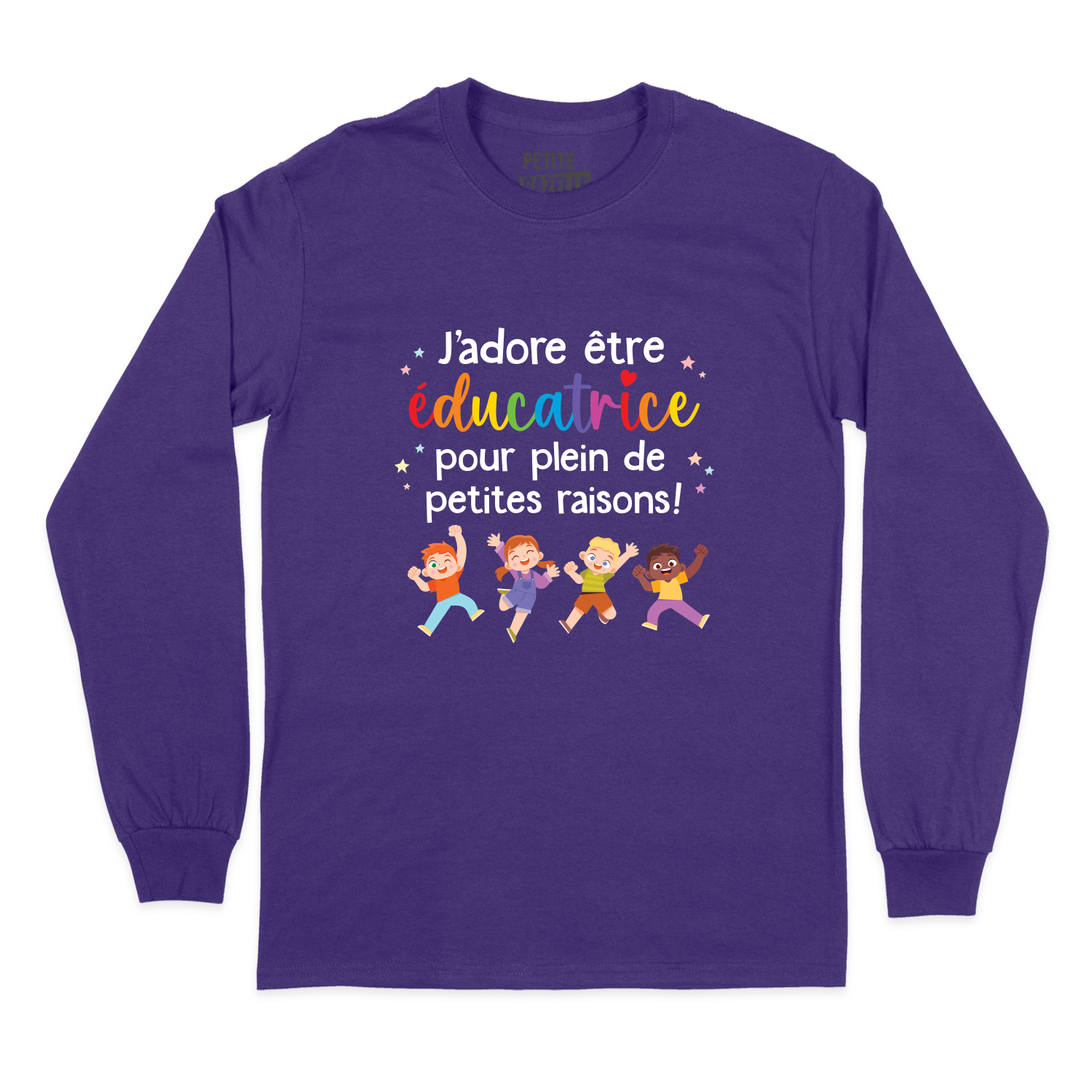 T-SHIRT À MANCHES LONGUES | J'adore être éducatrice
