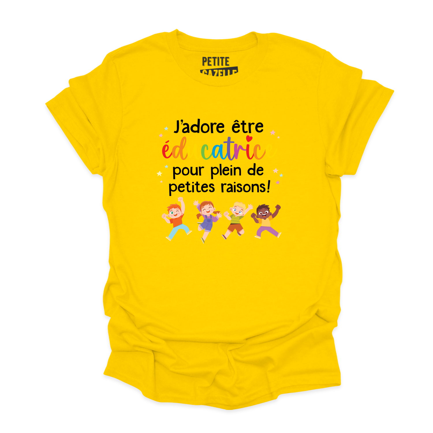 T-SHIRT COL ROND | J'adore être éducatrice